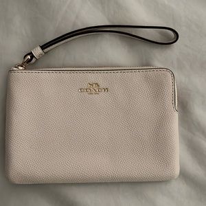 Coach Corner Zip Wristlet